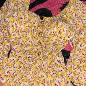 Yellow summer dress size xs